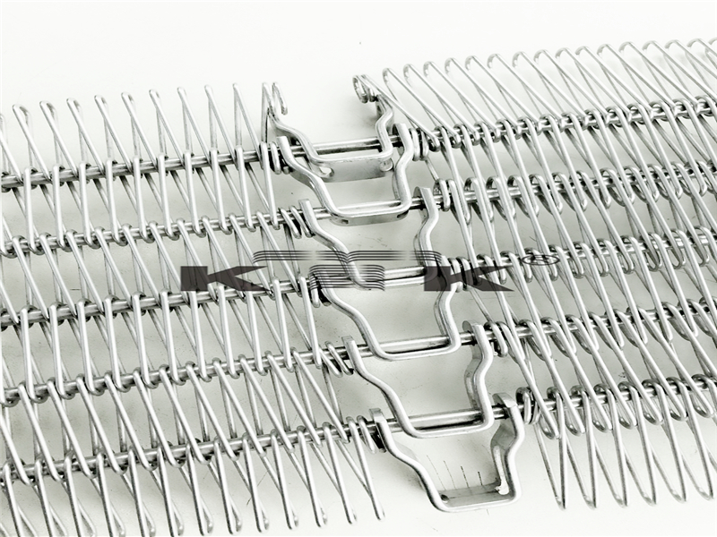 三排馬蹄輸送網帶